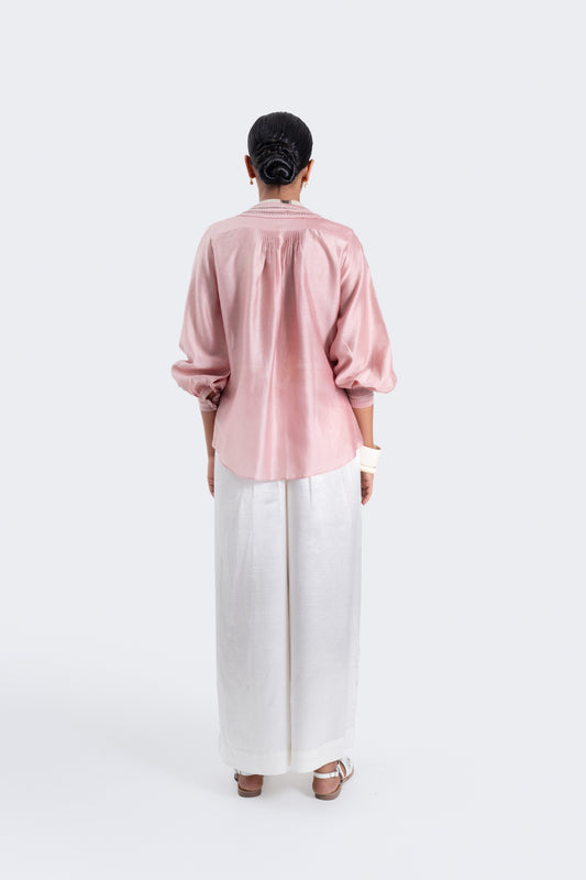 Silk cotton Vintage Charm Top