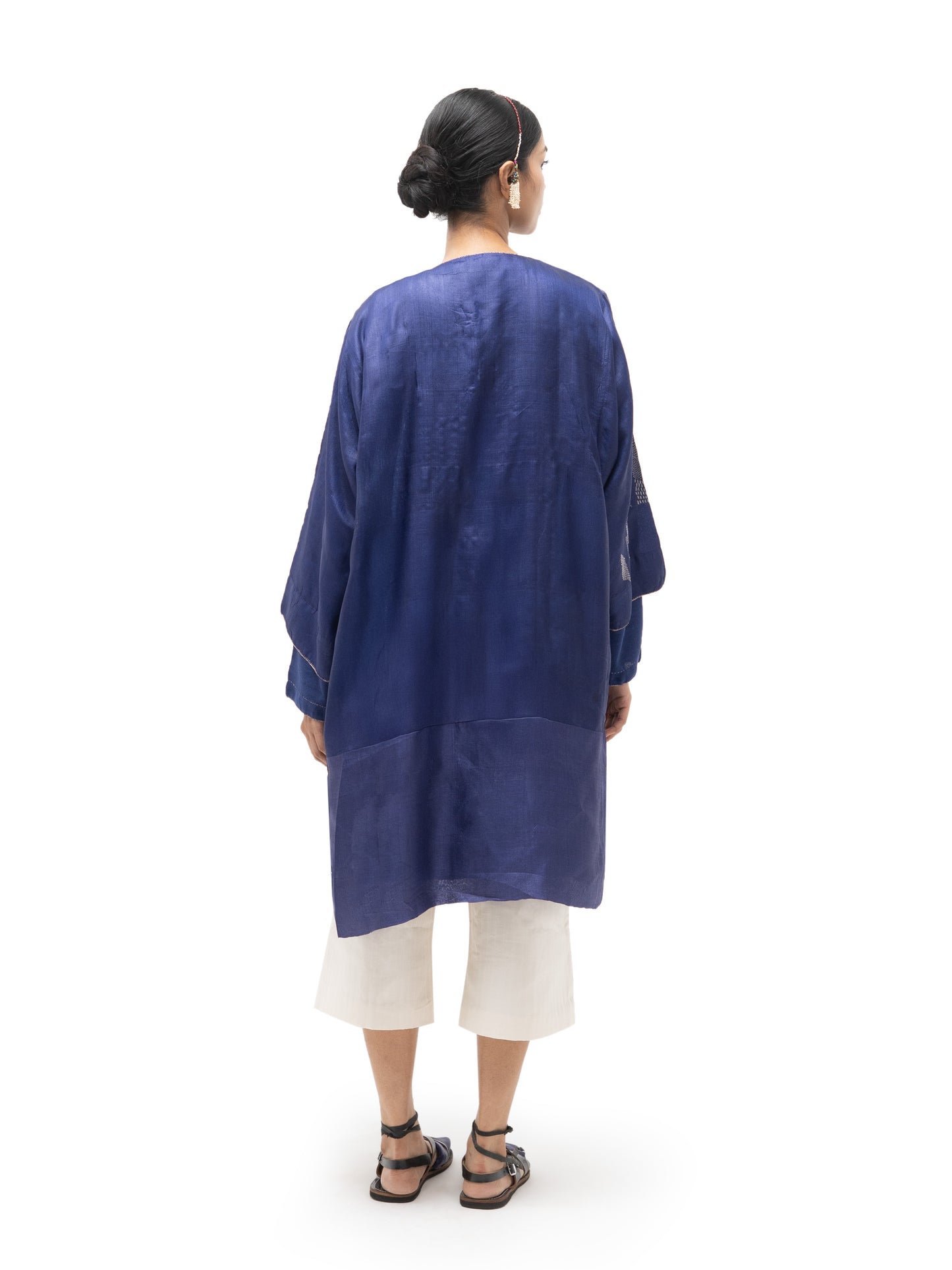 Hand Embroidered Silk Kimono Jacket