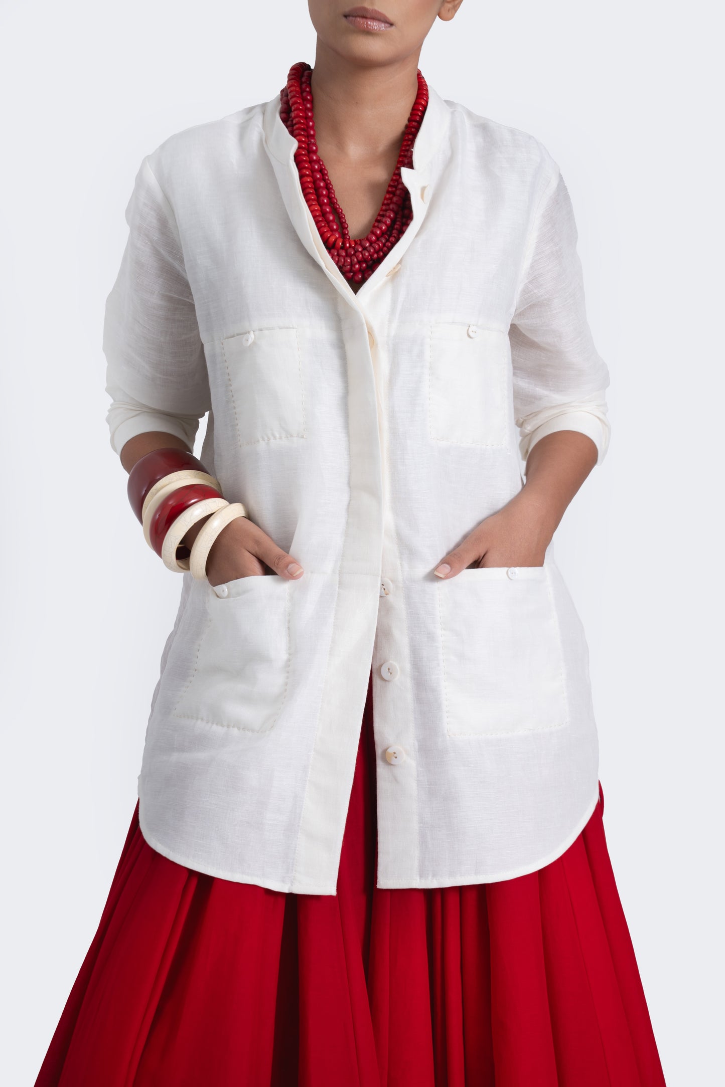 Handwoven Linen Cotton Elegant Shirt
