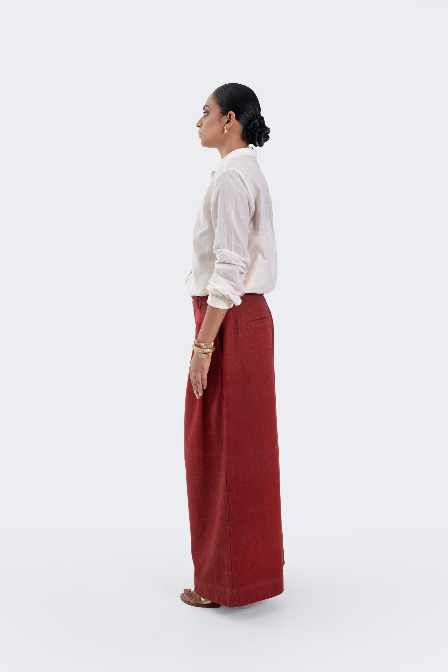 Hand embroidered Organic Cotton Shirt