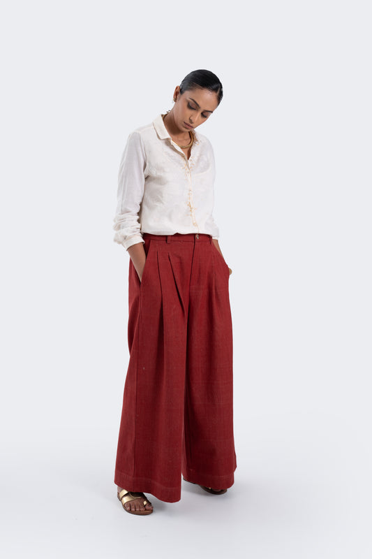 Hand embroidered Organic Cotton Shirt