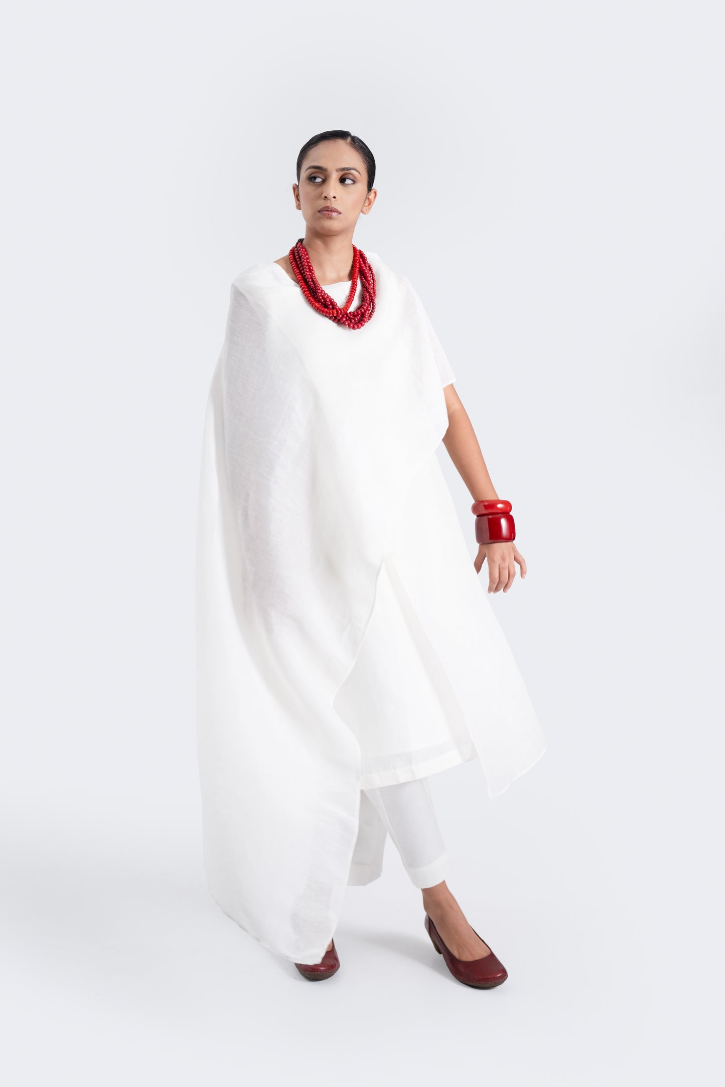 Drape Tunic Linen Cotton