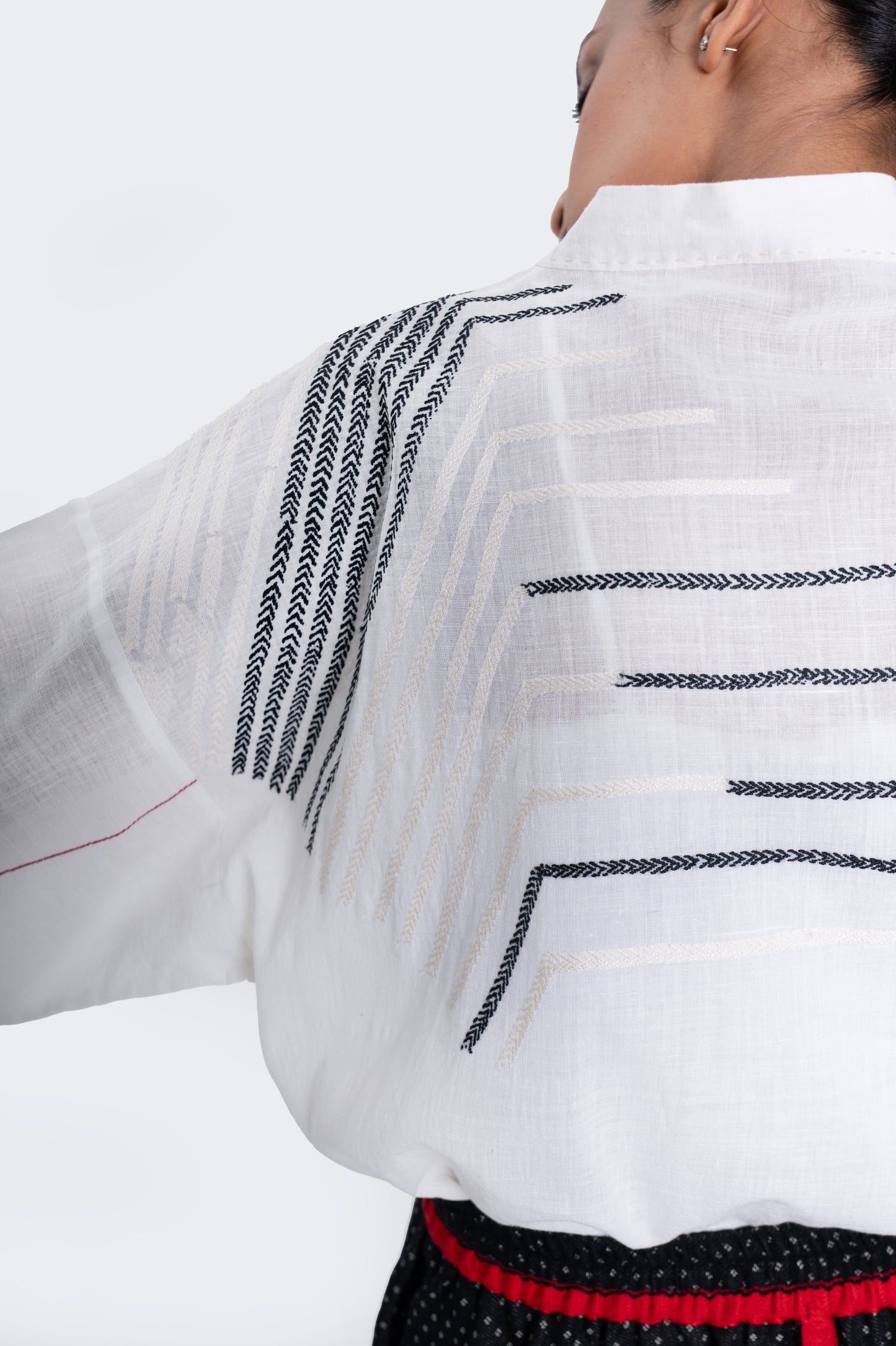 Hand embroidered Element Kimono