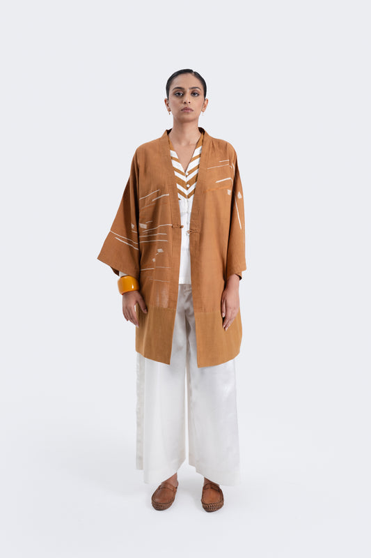 Hand embroidered Sculpt Kimono