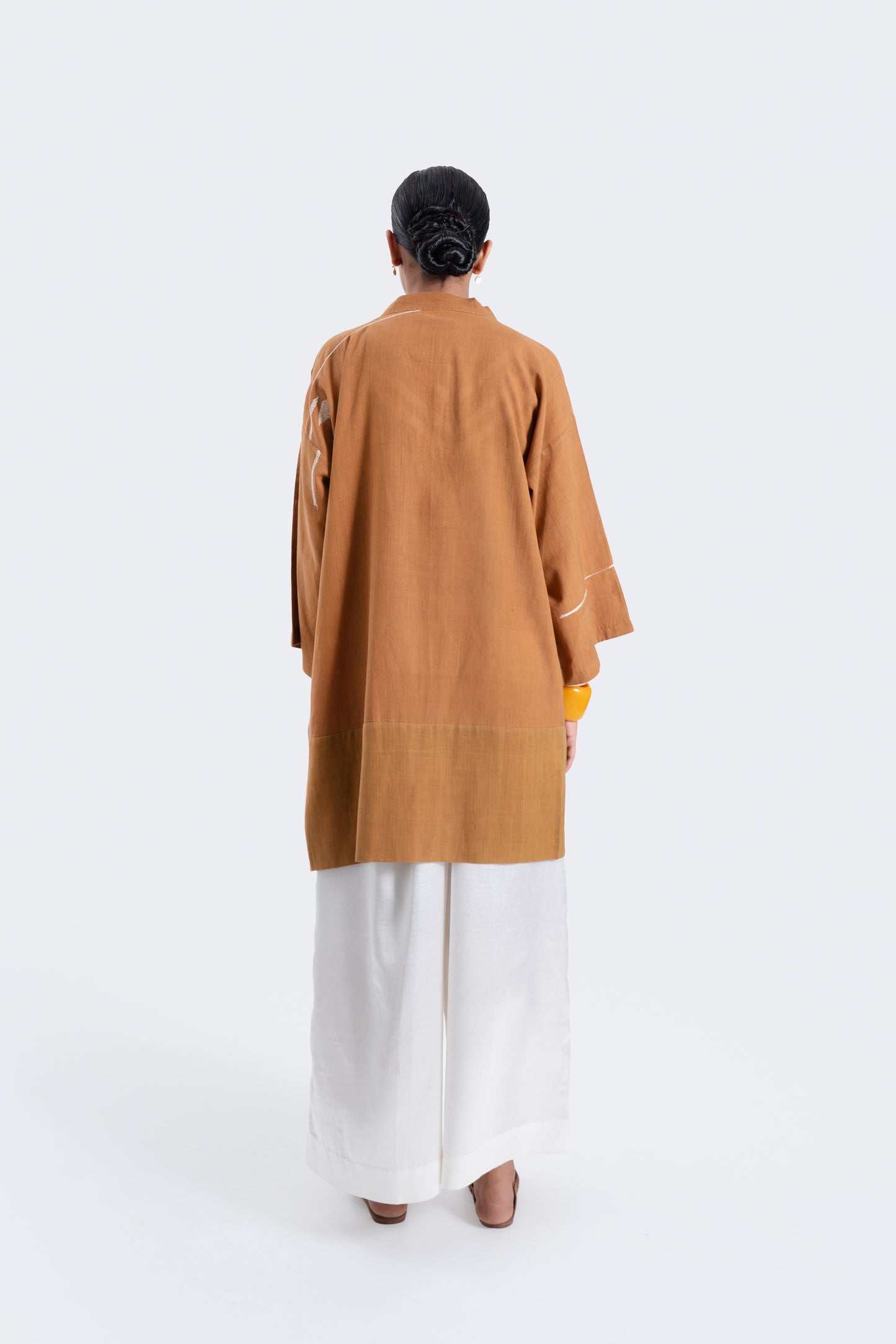 Hand embroidered Sculpt Kimono