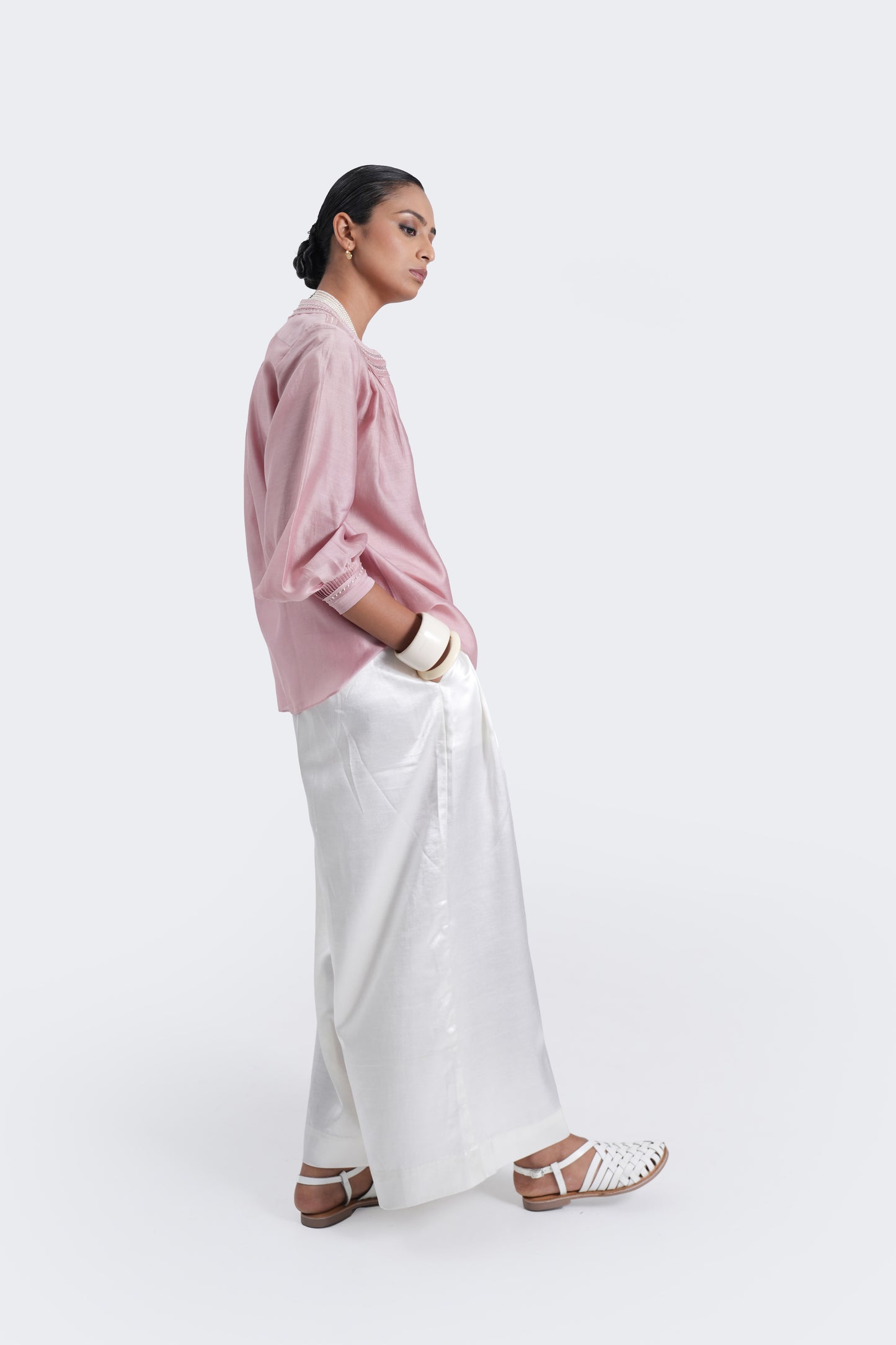 Mashru Wide Fluid Pants