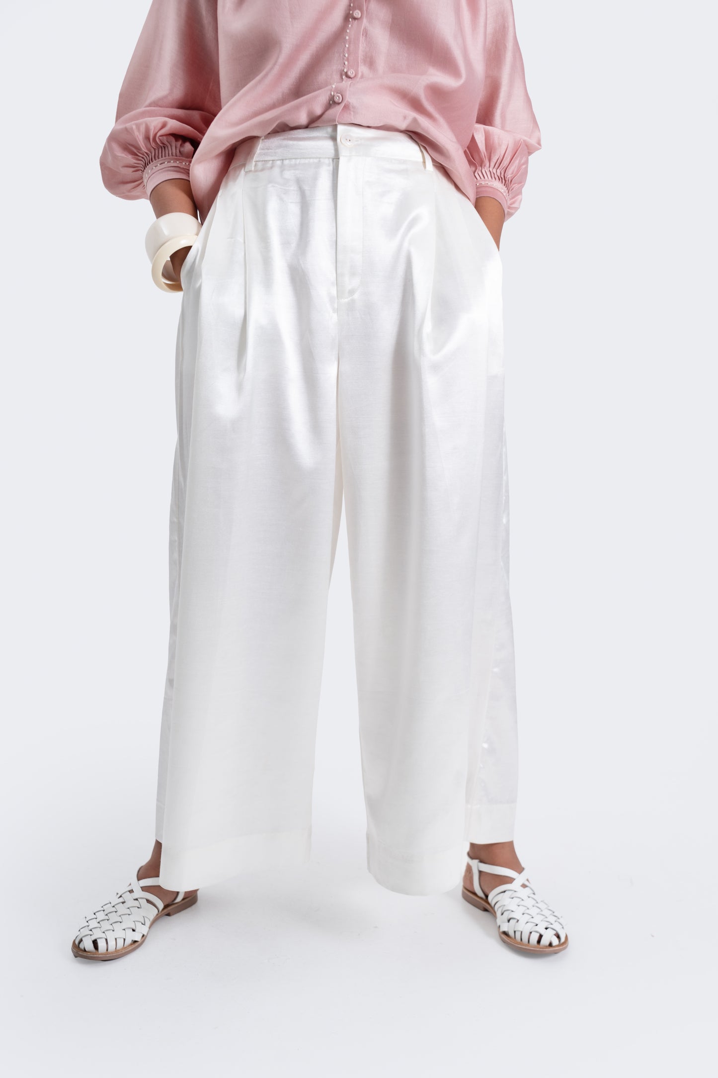 Mashru Wide Fluid Pants